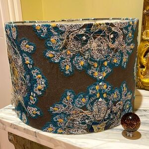 Large drum shape lampshade from Anthropologie